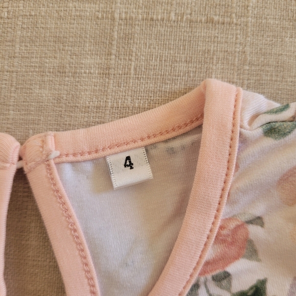 Bella & Omi Pink Floral Long Sleeve Dress - Picture 4 of 7